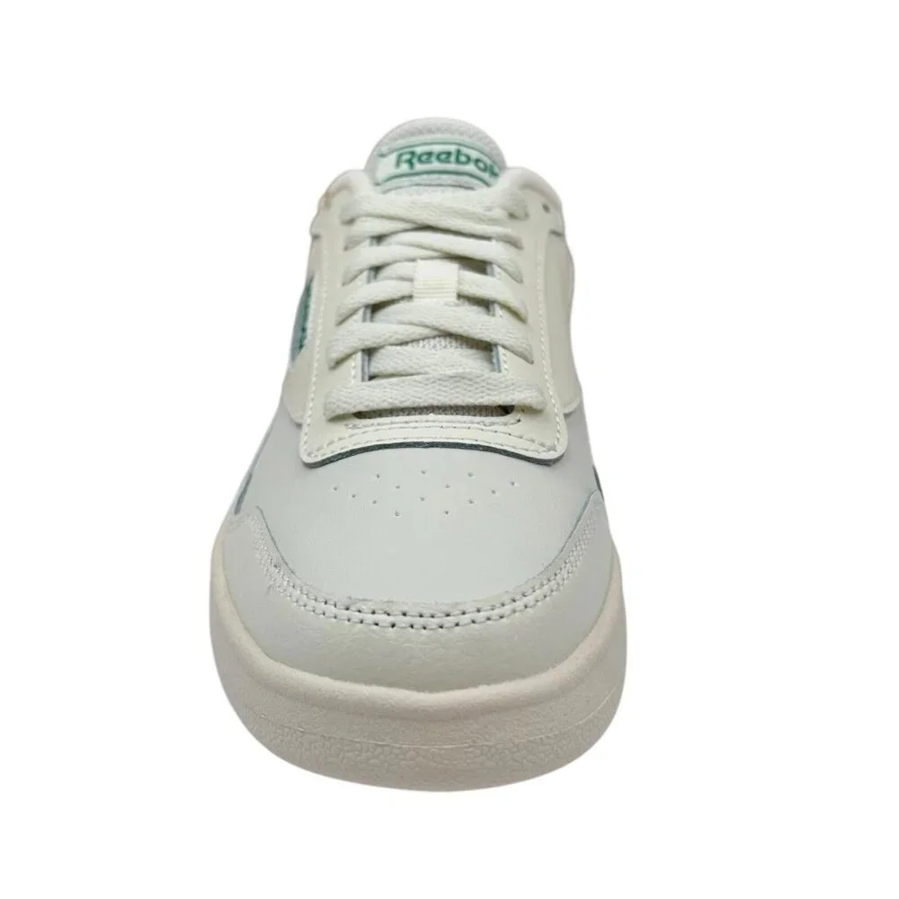 Reebok Club Memt Women’s Sneakers Size 8.5 White-Chalk-Green Classic Style Shoes